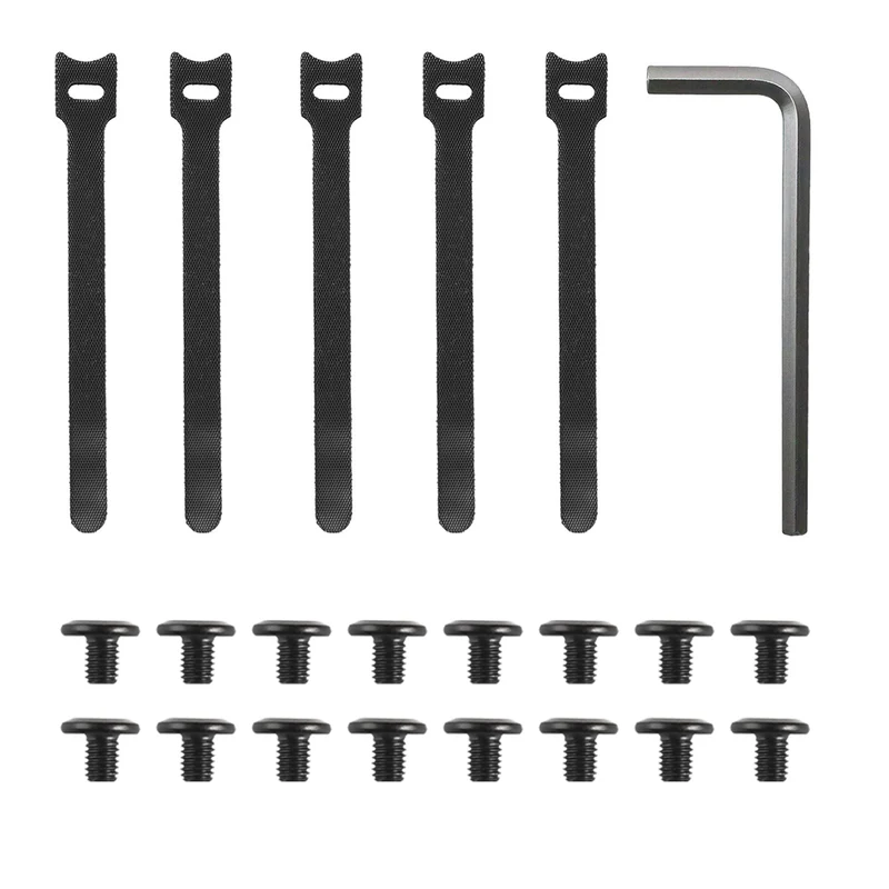 Maclean under-desk cable organizer, max load 5kg, 2 levels, black, MC-104 B