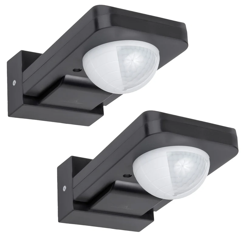 Maclean PIR motion sensor, infrared, IP65, max 2000W, MCE243 GR, 2 pieces