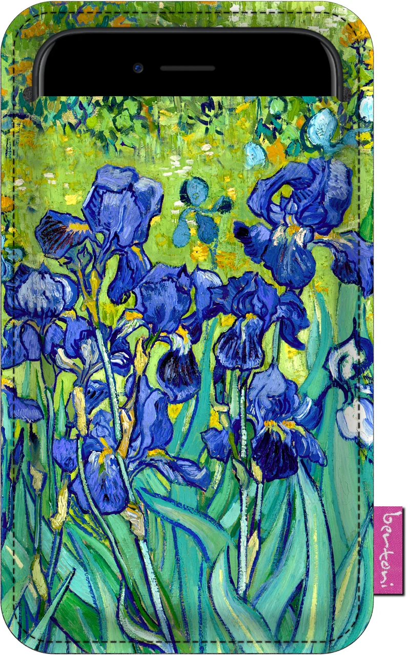 Felt cell phone case Mobile phone case 105x175 mm Iris protective cover.