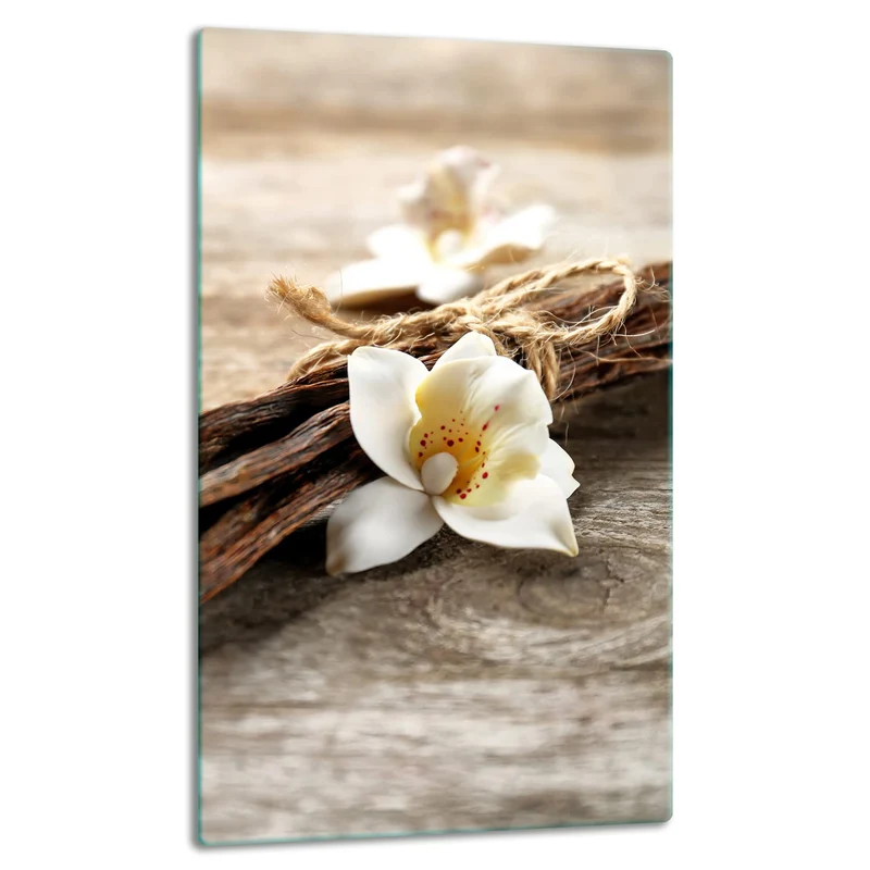 TMK ArtDeko Herdabdeckplatte 1 Teilig 30x52 cm - Spritzschutz Herdabdeckung – Herdschutz aus Sicherh