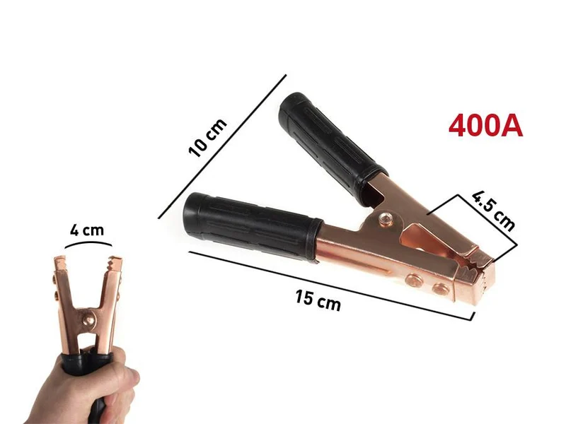 Maclean Energy MCE36 Crocodile 400A 2p R / B Copper coated