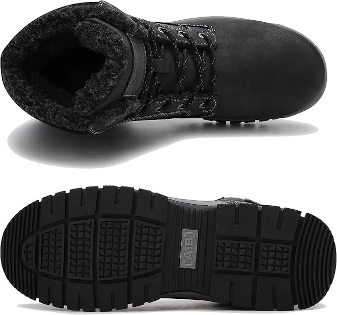 ARRIGO BELLO Winterstiefel Herren Winterschuhe Gefüttert Rutschfeste Warm Stiefel Gemütlich Trekking