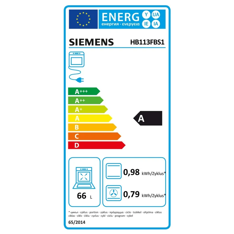 Siemens EB-Backofen iQ100 HB113FBS1