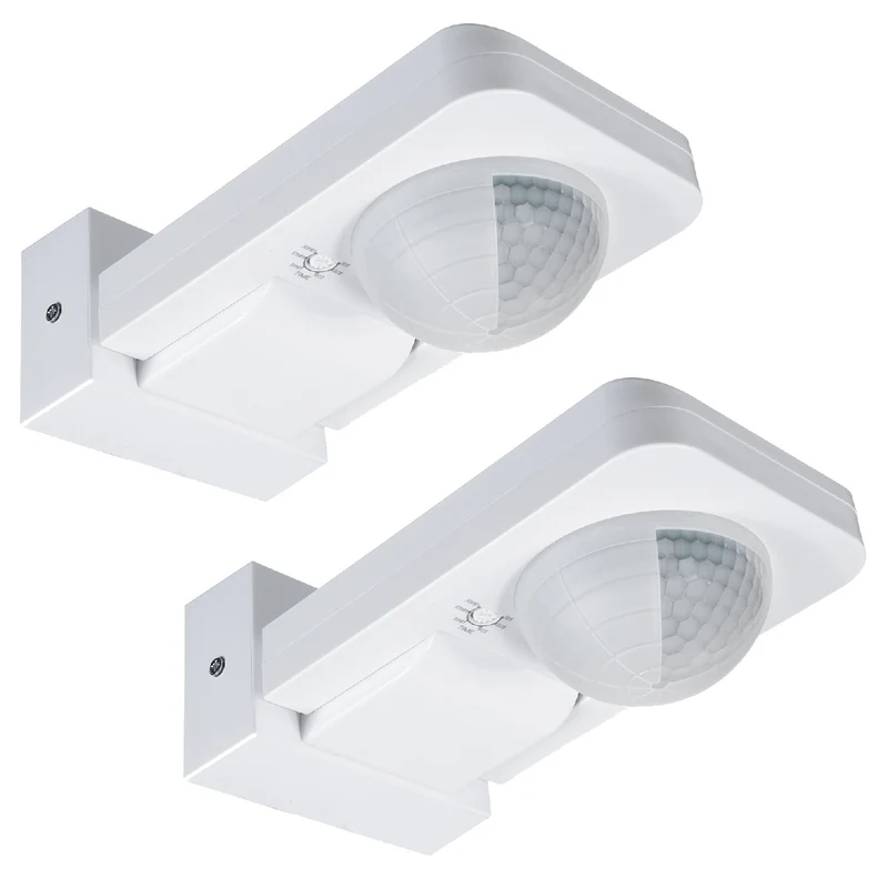 Maclean PIR motion sensor, infrared, IP65, max 2000W, MCE243, 2 pieces