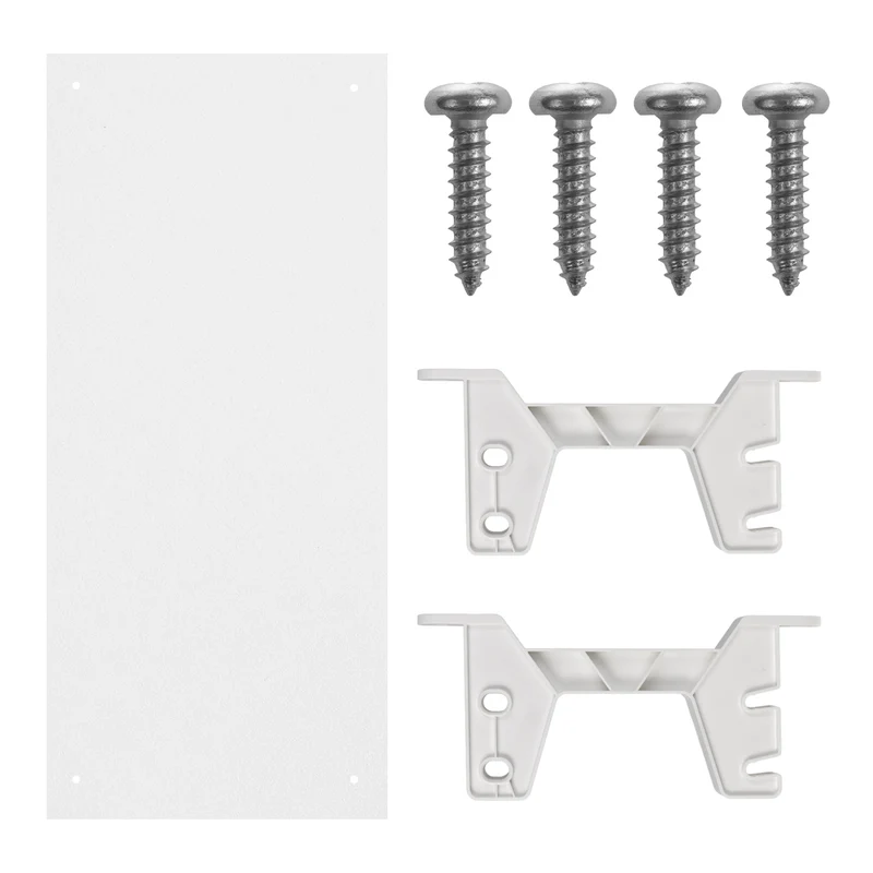 Maclean under-desk cable/extension organizer, max. load 5kg, white, MC-106 W