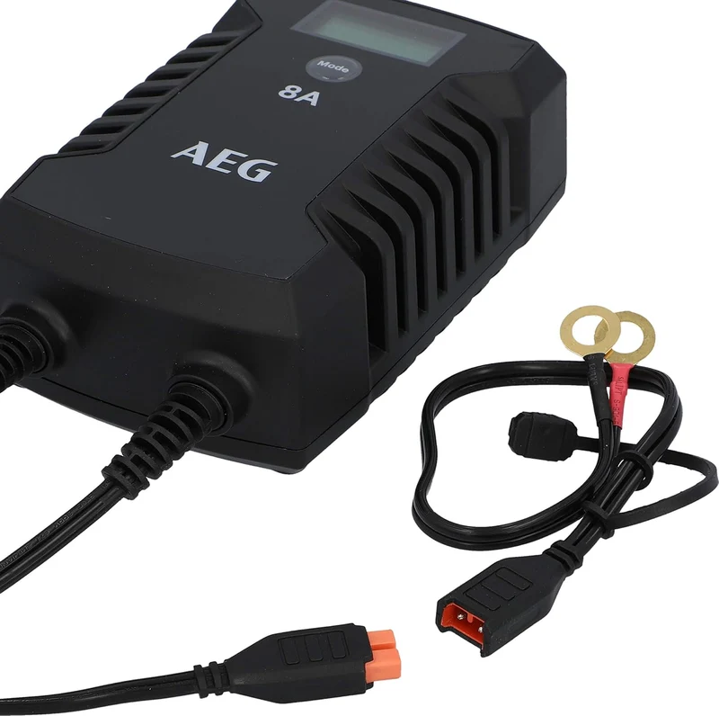 AEG Automotive 97024 Mikroprozessor Batterie Ladegerät LT 10 Ampere für 12/24 V, 9-stufig & 10618 Mi