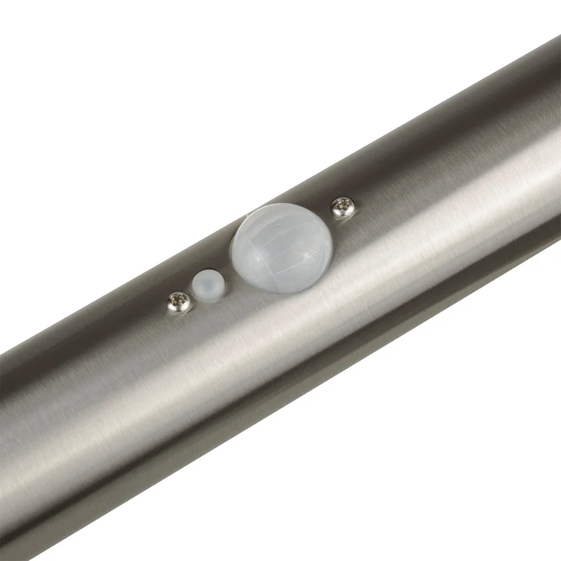 Maclean Solar LED Light, with sensor, 3 modes,plug-in, Li-ion 18650, IP44, 3.7V, 1200 mAh, Chrome matt, MCE465 C/M, 8 pieces