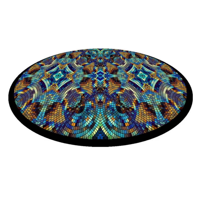 Arco Design UFO Seat Cushion Decorative Chair Cushion Made of Waterproof Codura Fabric ? 35 cm Round Seat Pad, Barcelona, EE0043