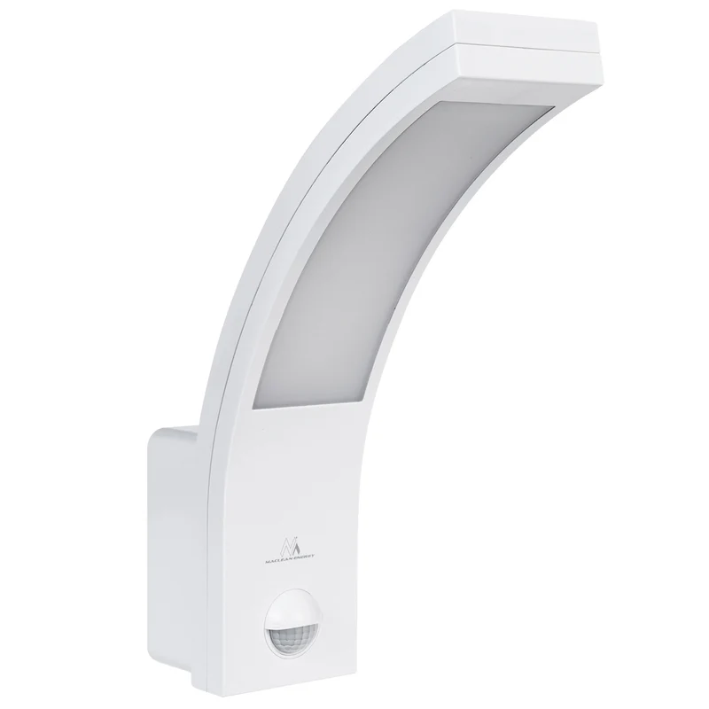 Maclean motion sensor LED lamp, PIR motion sensor, white, 10W, IP54, 750lm, neutral white (4000K) MCE244 W. 2 Pices