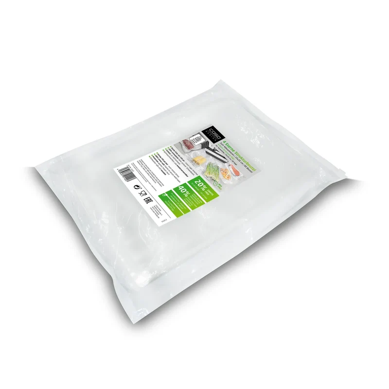 4 Sterne Strukturbeutel 25x35cm, 150µm, 60 Stck.