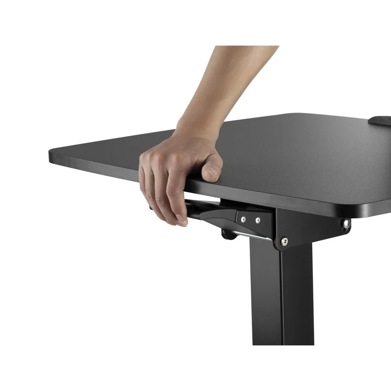 MacleanMC-892B Laptop Desk Stand Sit Height Adjustable Pedal Tiltable Universal Ergonomic Portable