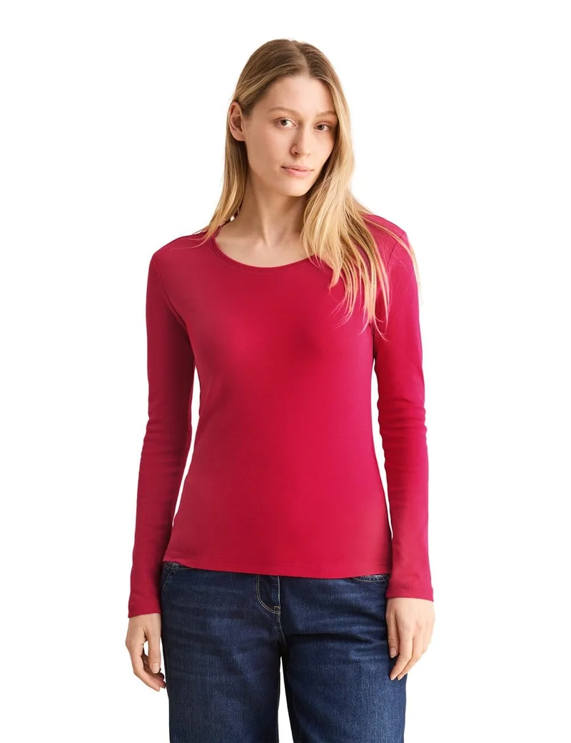 Damen Shirt mit Rundhals XXL Granita Red, XXL Granita Red
