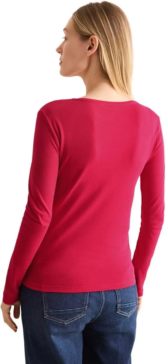 Damen Shirt mit Rundhals XXL Granita Red, XXL Granita Red