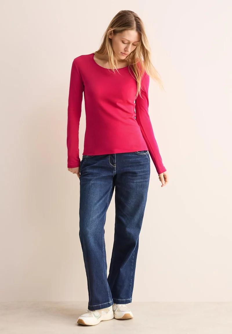 Damen Shirt mit Rundhals XXL Granita Red, XXL Granita Red