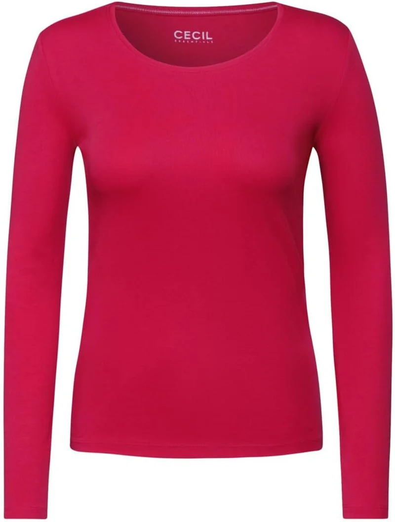 Damen Shirt mit Rundhals XXL Granita Red, XXL Granita Red