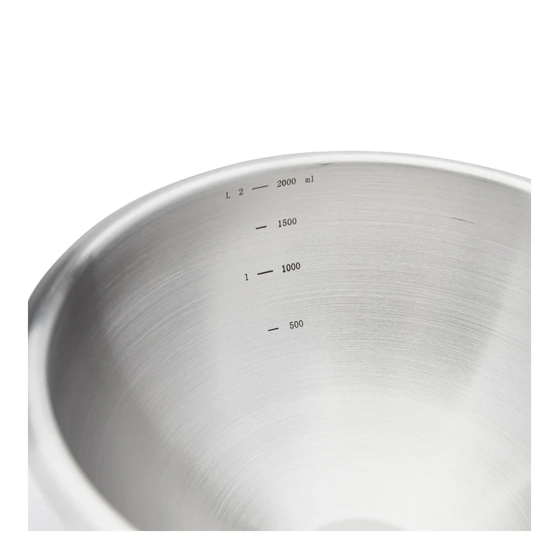 De Buyer - Rührschüssel mit Silikonboden, Durchmesser 24 cm