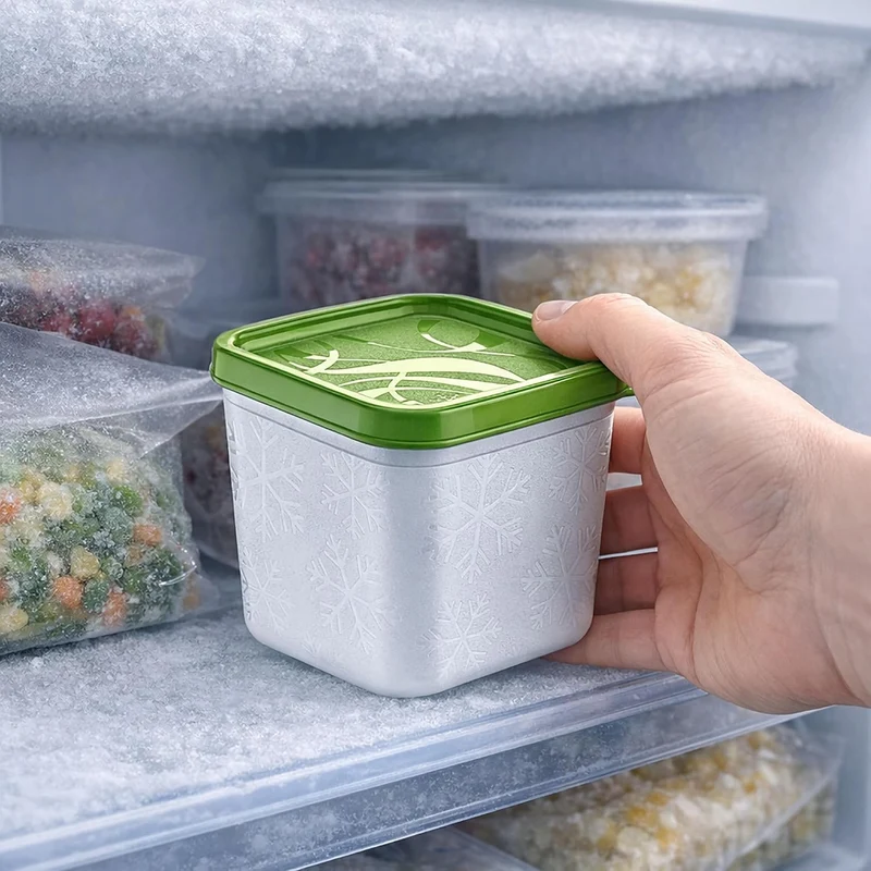 Annastore 12 x hochwertige Tiefkühldosen von -20°C bis + 100°C - Gefrierdosen - Luftdicht - Tiefkühl