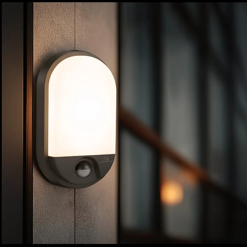 Maclean MCE340 Infrared Sensor LED Wall Lamp Motion Dusk Sensor Light Lighting Energy Saving