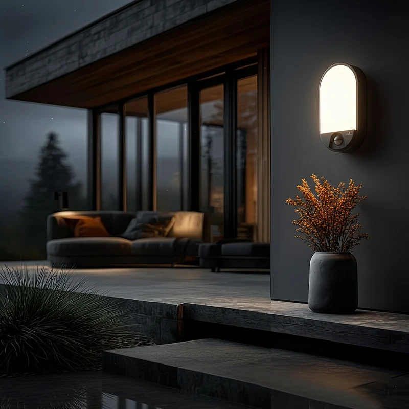 Maclean MCE340 Infrared Sensor LED Wall Lamp Motion Dusk Sensor Light Lighting Energy Saving