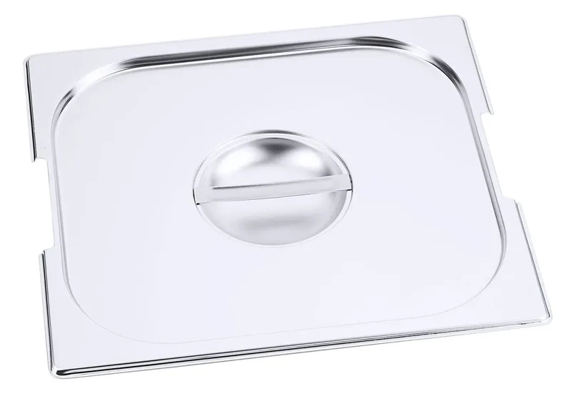 Edelstahl Gastronorm GN-Deckel für 7211-7223 mit Griff-Aussparung