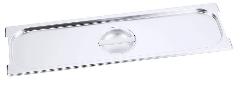 Edelstahl Gastronorm GN-Deckel für 7211-7223 mit Griff-Aussparung