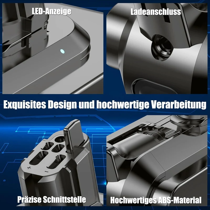 NexEnercell V15 Akku für Dyson V15, V11 Akku Kompatibel mit V11(Knopftyp) SV16 SV22 SV28 Staubsauger