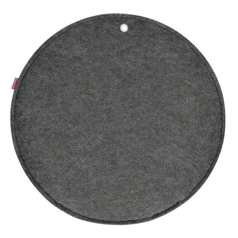 Bertoni felt wall organizer Circle XL diameter 45 cm - anthracite, 4 pockets