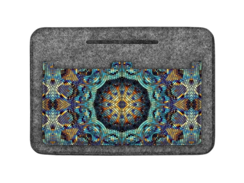 Premium Felt Handbag Organizer, Durable Print, Barcelona Design