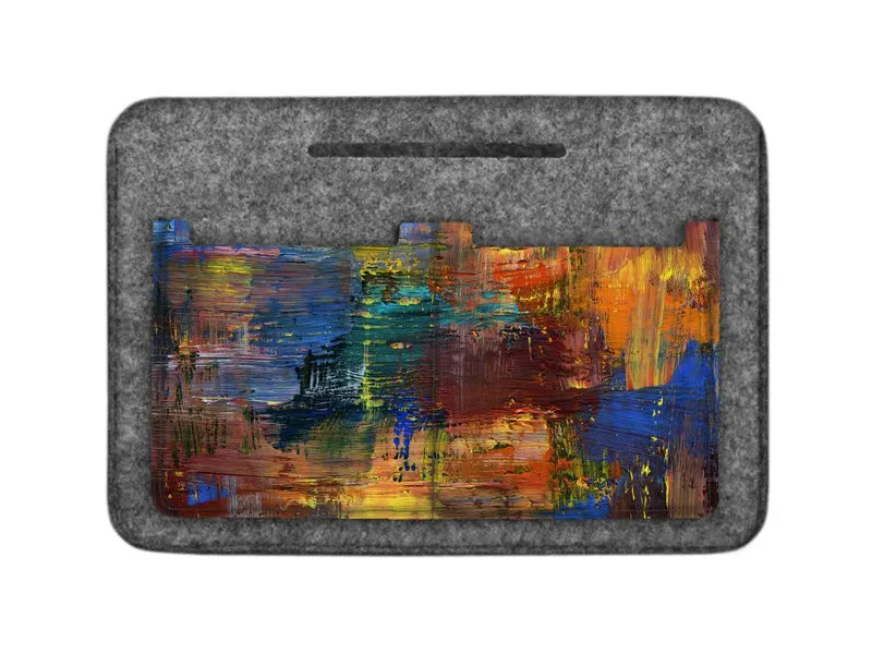 Premium Felt Handbag Organizer, Durable Print, Caracas Pattern