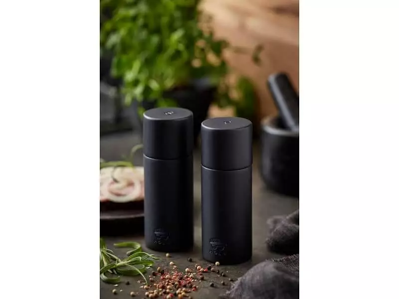 Holm – Salz- und Pfeffermühlen-Set 15,2 cm Schwarz