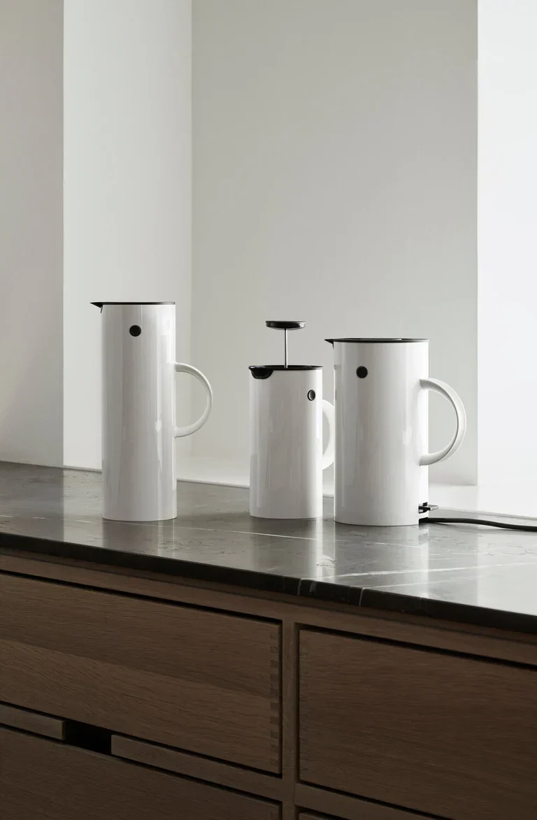 Stelton – Wasserkocher, 1,5 l – weiß