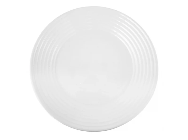 Round Dinner Plate 25cm Luminarc Harena White Tableware