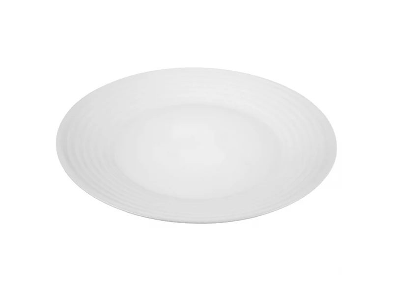 Round Dinner Plate 25cm Luminarc Harena White Tableware