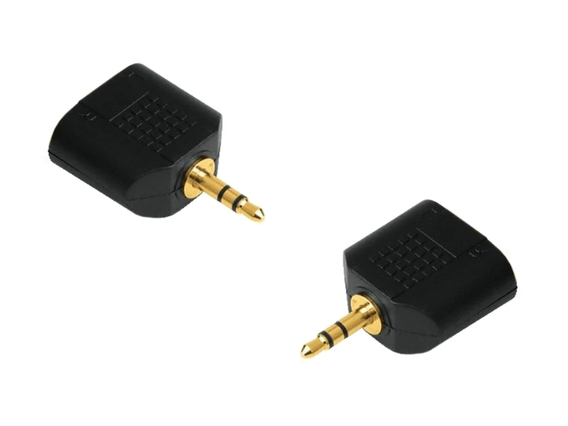 Splitter 3.5mm jack plug/2 jack sockets 3.5mm NH552 gold