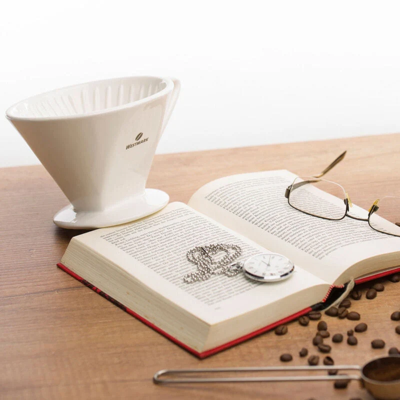 Westmark - Kaffeefilter aus Porzellan, 6 Tassen