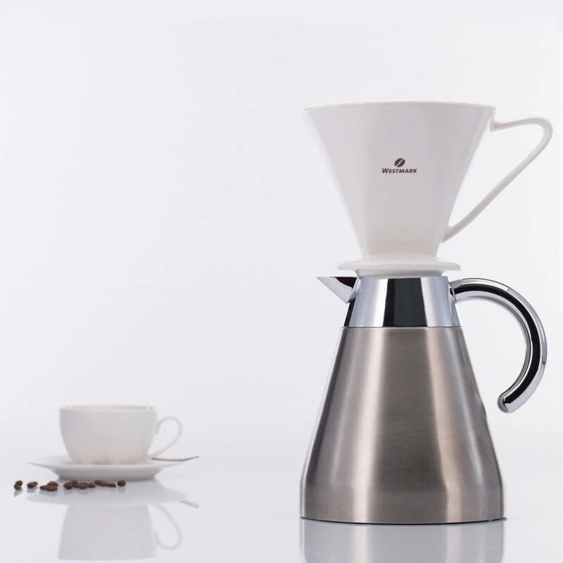 Westmark - Kaffeefilter aus Porzellan, 6 Tassen