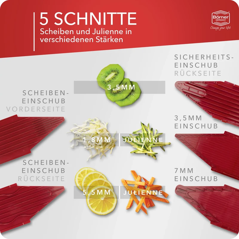 Gemüsehobel V1 ClassicLine Starter Set
