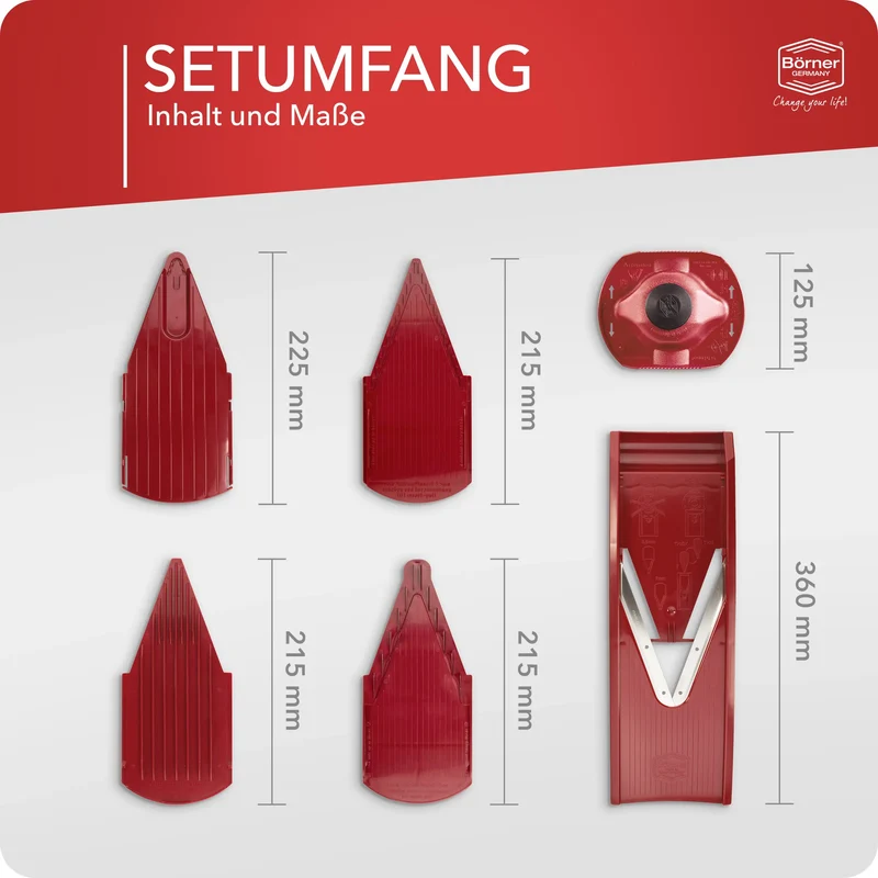 Gemüsehobel V1 ClassicLine Starter Set