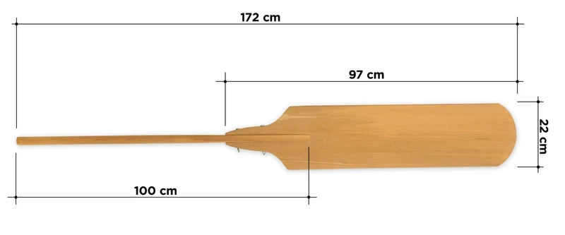 Pideschaufel für Pizza und Brot – Perfekt für die Gastronomie zweiteilig Premium Line