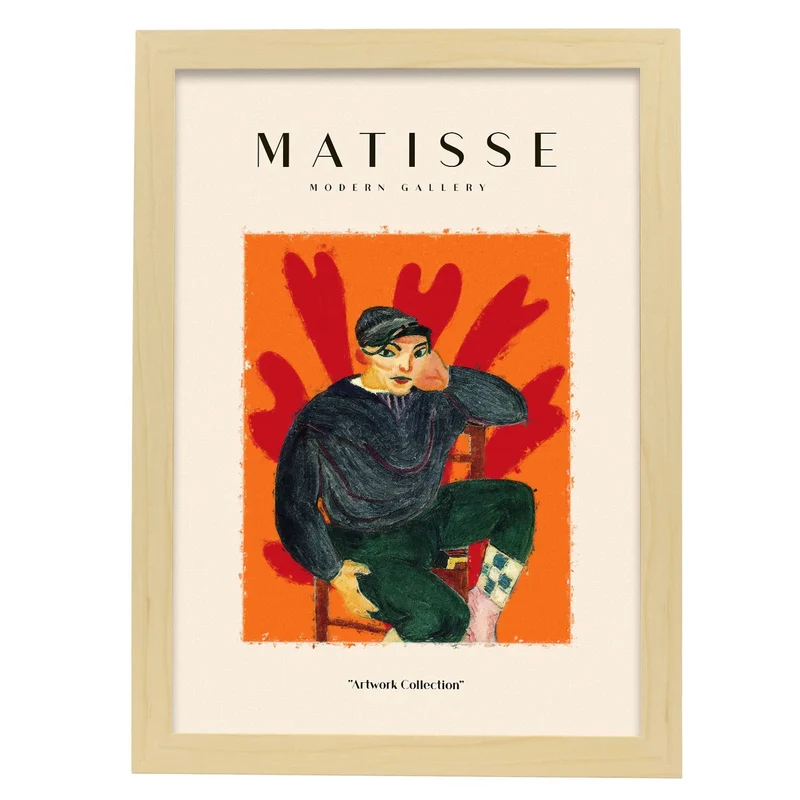 Nacnic Matisse Fauvismus Sammlung Poster 64. Illustrationen im Kunstausstellungsstil in Farbe für di