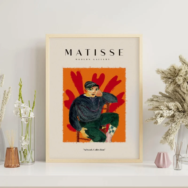 Nacnic Matisse Fauvismus Sammlung Poster 64. Illustrationen im Kunstausstellungsstil in Farbe für di