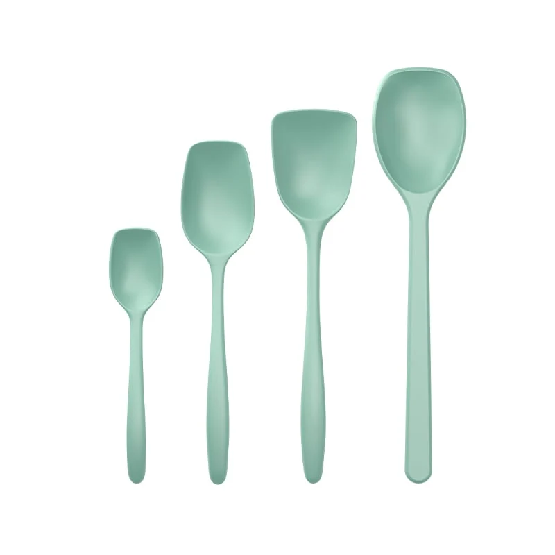 Rösti – Topflöffel-Set, 4-teilig, NEU, klassisches nordisches Grün