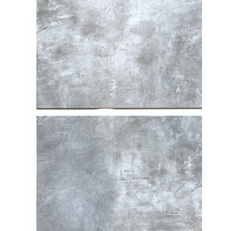 Self-adhesive tiles for wall floor Fliesana, set of 3 pieces, waterproof, pattern light gray concrete