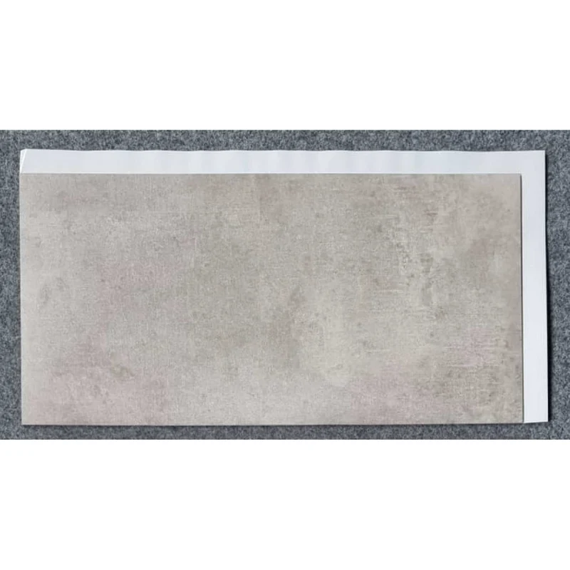Self-adhesive tiles for wall floor Fliesana, set of 3 pieces, waterproof, concrete effect, light gray color