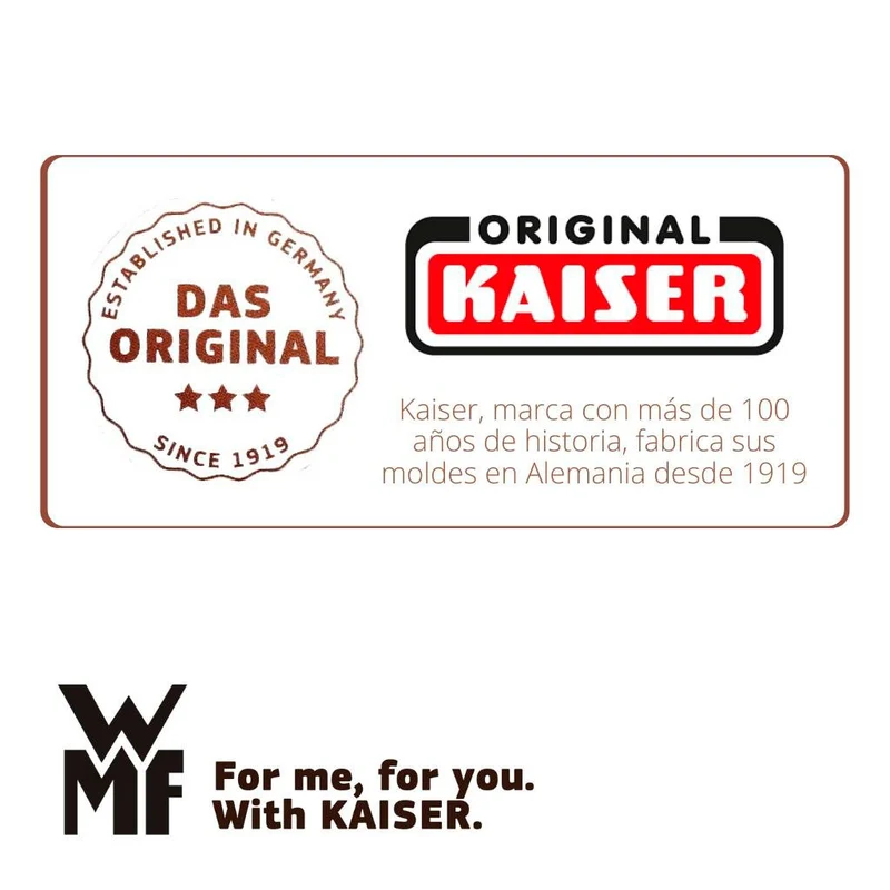 Set de manga pastelera y 5 boquillas Kaiser de WMF
