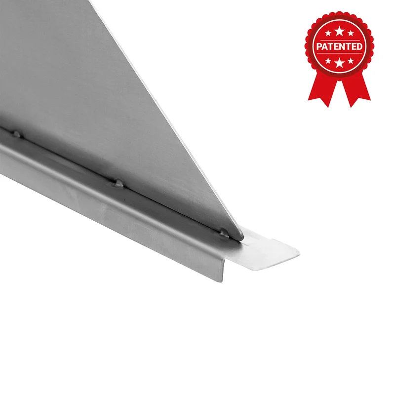 Trenner für Salattheke aus Edelstahl Salattrenner universal GN 540x200x15mm