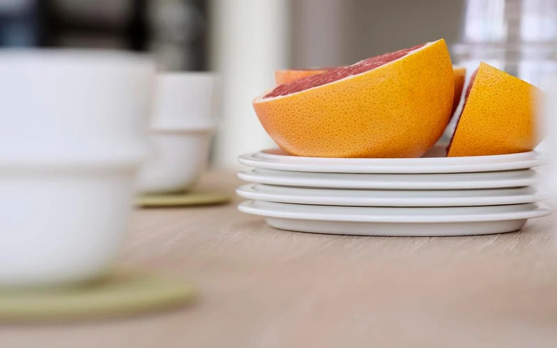 Zone Denmark Eau Kuchenteller – Frühstücksteller für Snacks & Kuchen – Porzellan – Spülmaschinengeei