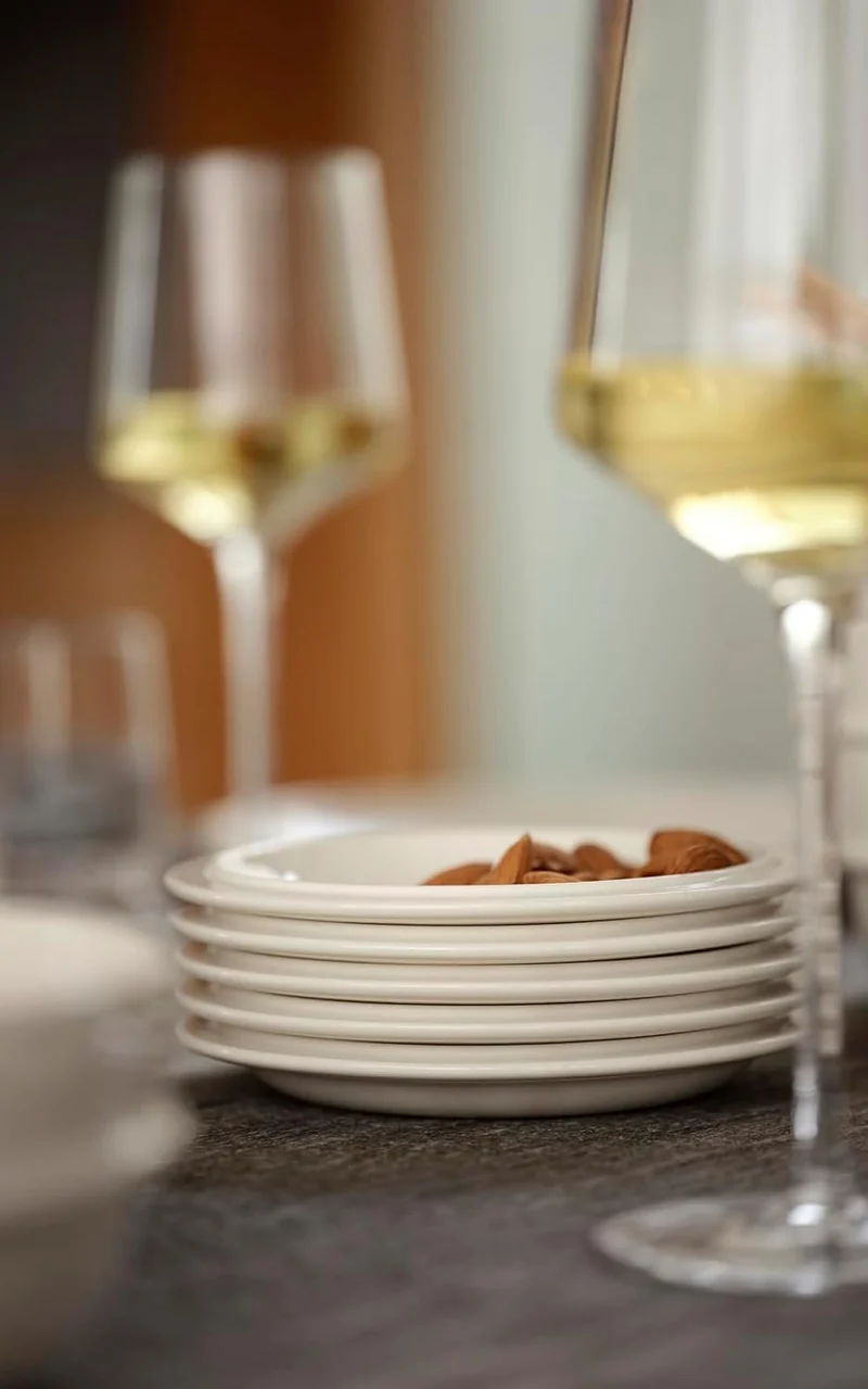 Zone Denmark Eau Kuchenteller – Frühstücksteller für Snacks & Kuchen – Porzellan – Spülmaschinengeei