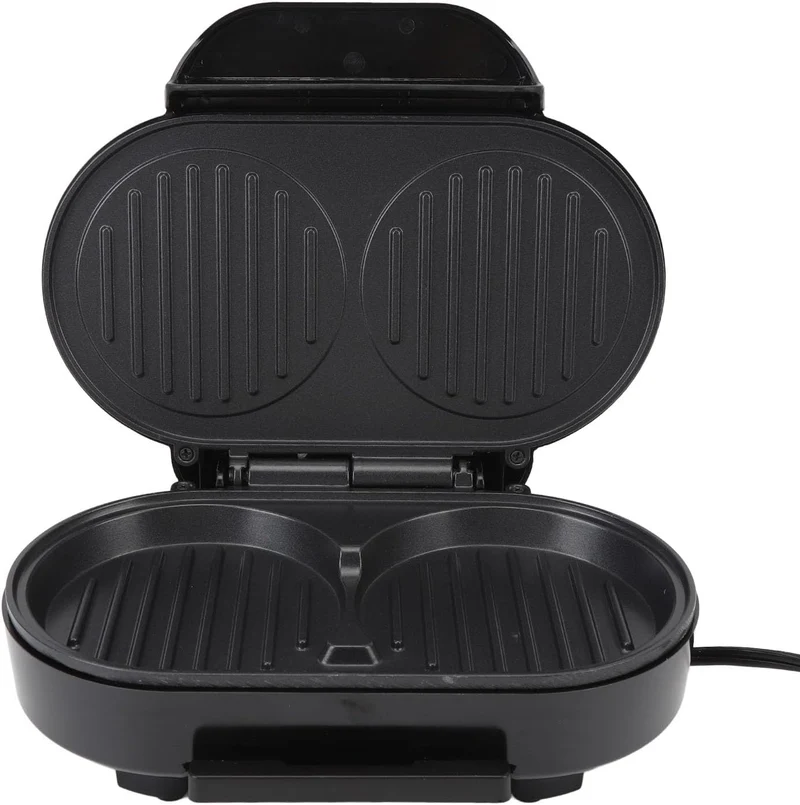 Elektrischer Frühstücksbereiter, Elektrischer Eier-Burger-Maker, Anti-Stick mit Aluminium-Heizplatte