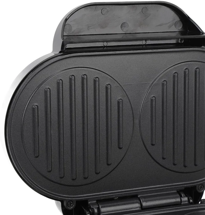 Elektrischer Frühstücksbereiter, Elektrischer Eier-Burger-Maker, Anti-Stick mit Aluminium-Heizplatte